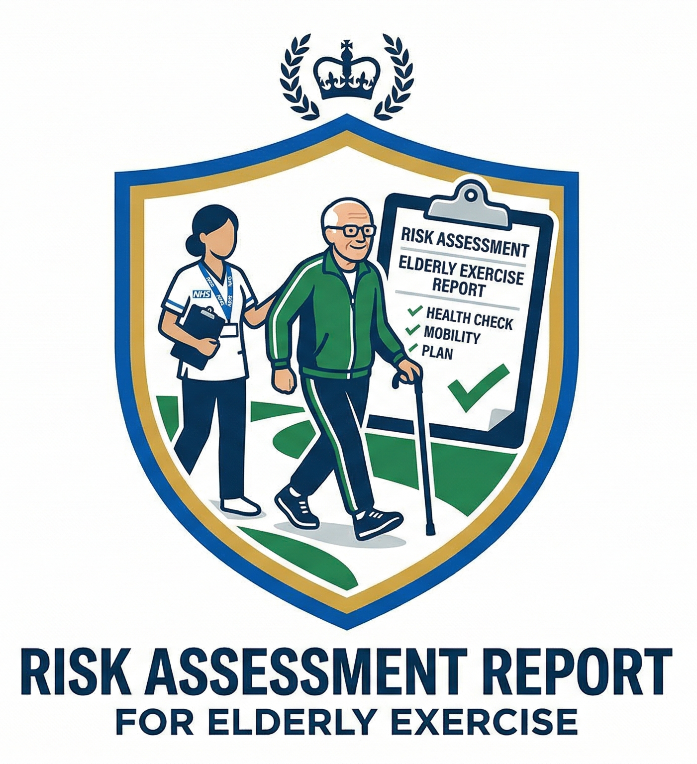 Elderly exercise risk-assessment documentation