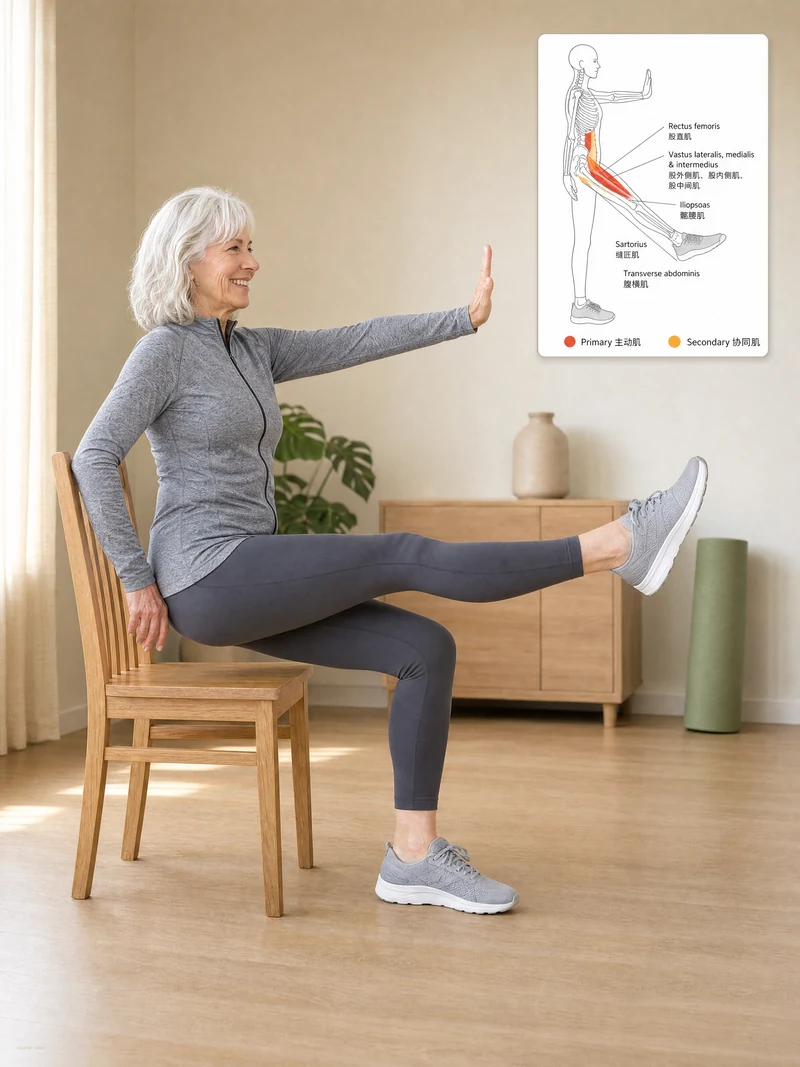 Section 4, movement 1 demonstration with supporting anatomy detail